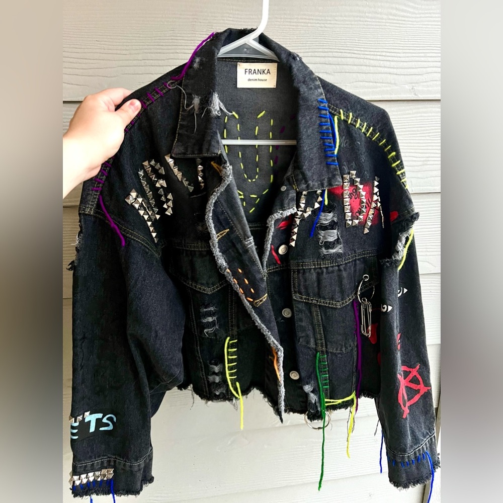 FRANKA Denim House - Oversized Jean Jacket in Black Wash
